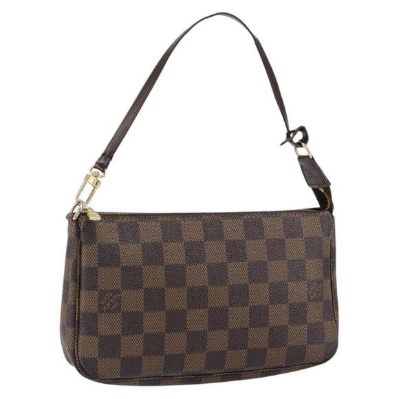 LOUIS VUITTON Damier Ebene Pochette Accessoires Pouch N41206 LV Auth 148145 - Picture 2 of 15